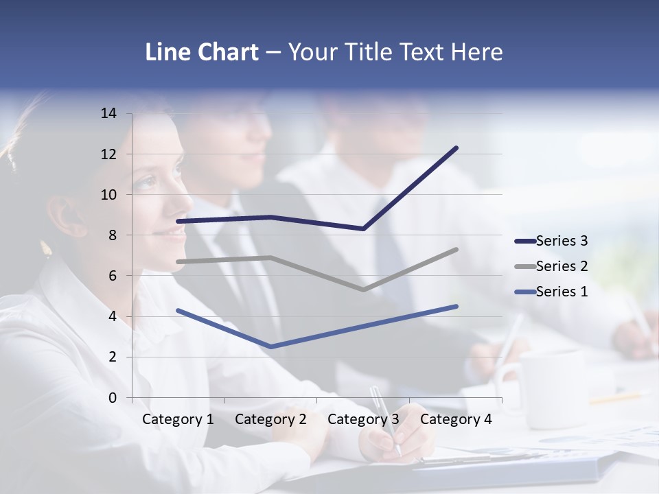 Businesspeople Session Listening PowerPoint Template
