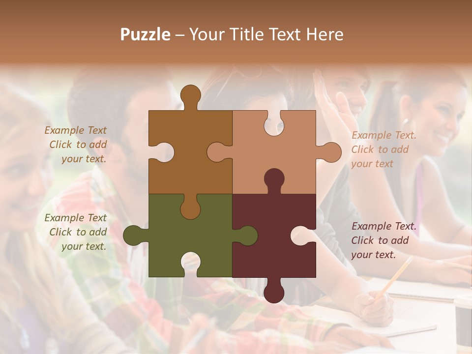 Youth Teenagers Men PowerPoint Template