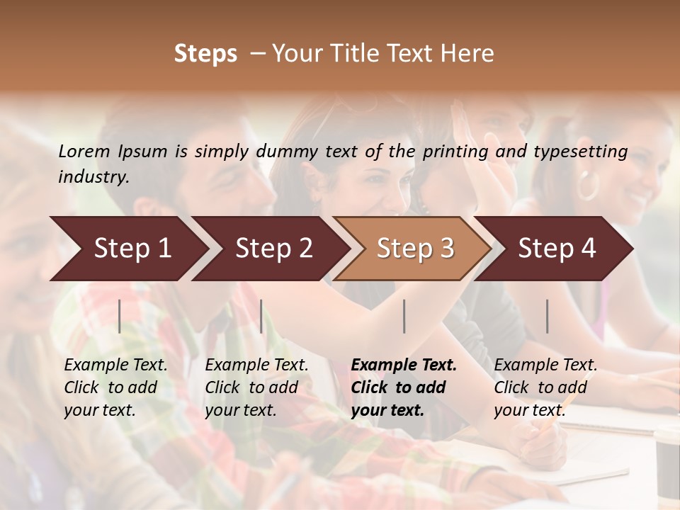 Youth Teenagers Men PowerPoint Template