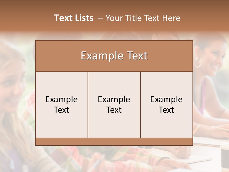 Youth Teenagers Men PowerPoint Template