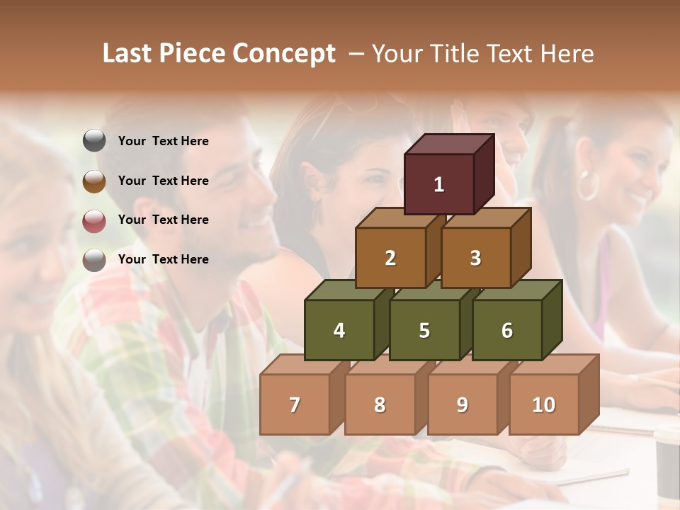 Youth Teenagers Men PowerPoint Template