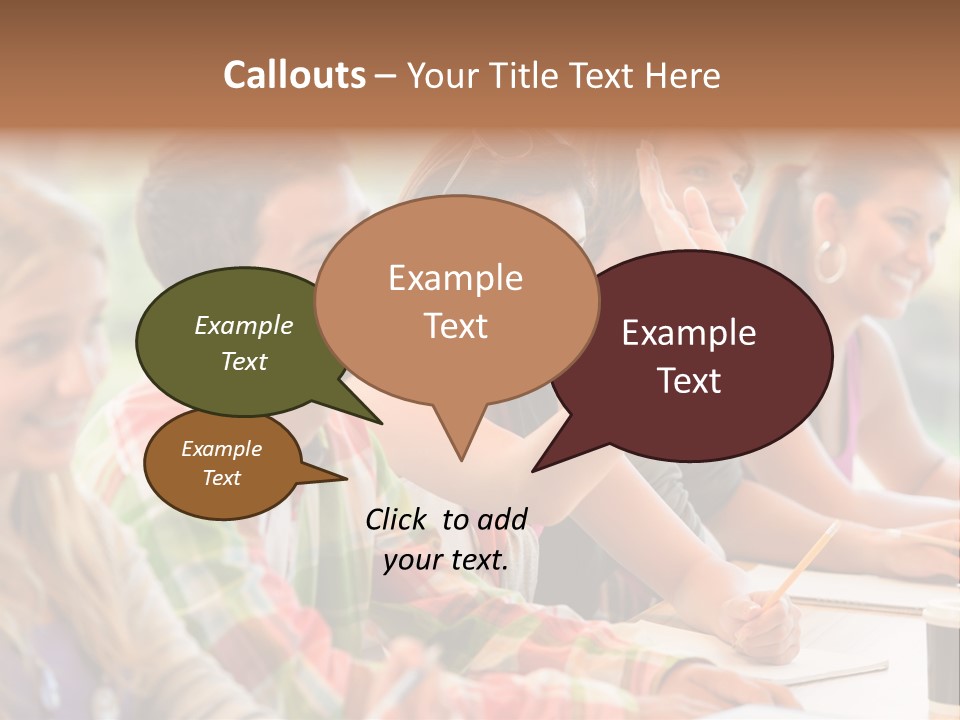 Youth Teenagers Men PowerPoint Template