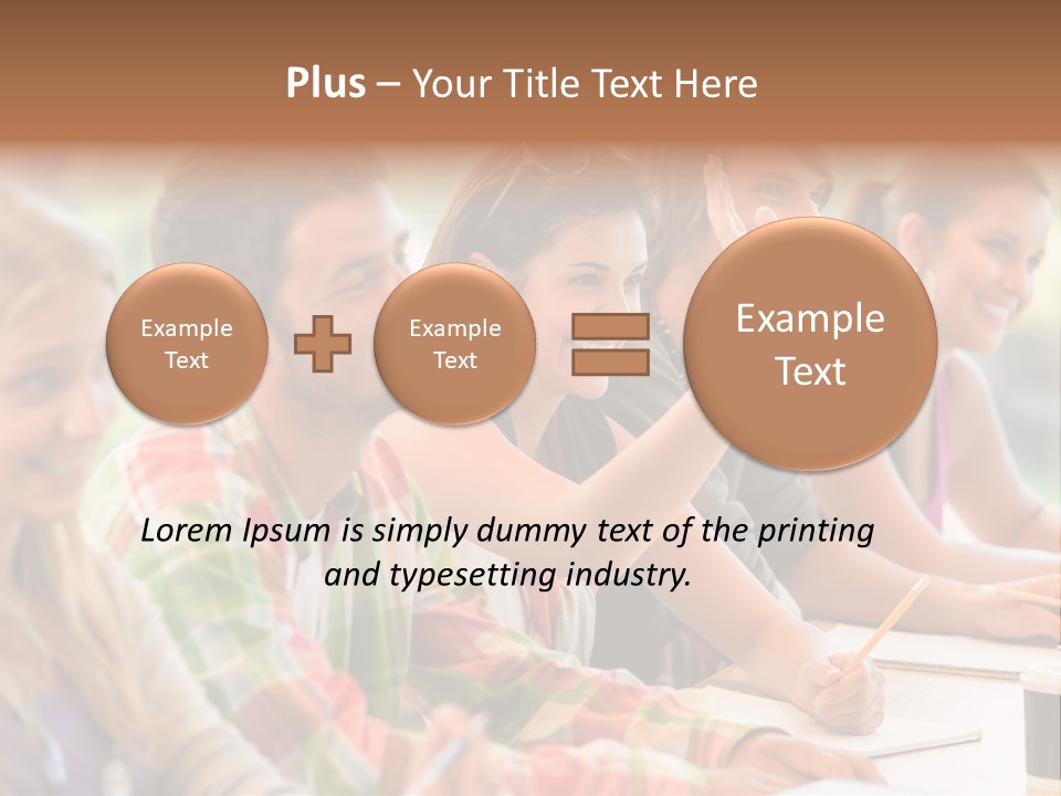 Youth Teenagers Men PowerPoint Template