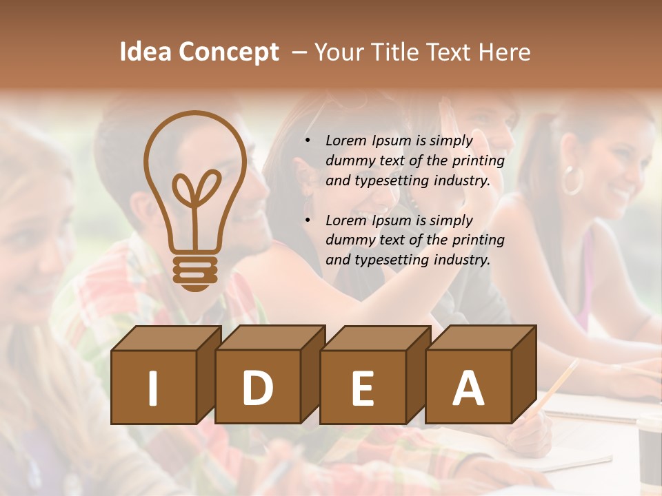 Youth Teenagers Men PowerPoint Template