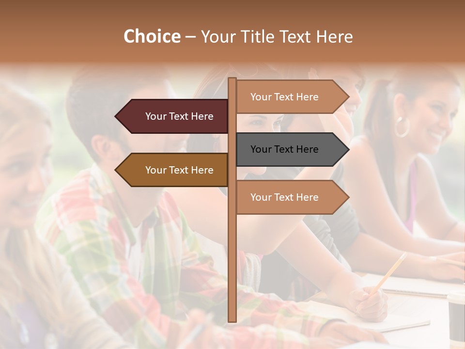 Youth Teenagers Men PowerPoint Template