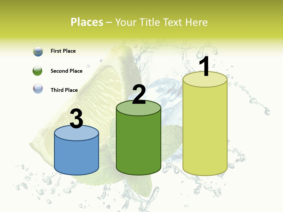 Liquor Food Ice PowerPoint Template