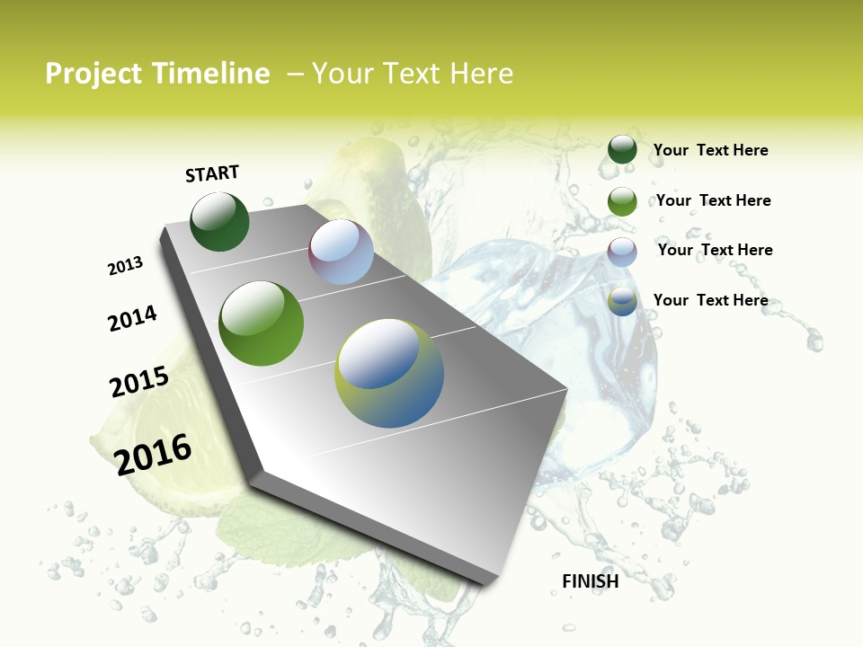 Liquor Food Ice PowerPoint Template