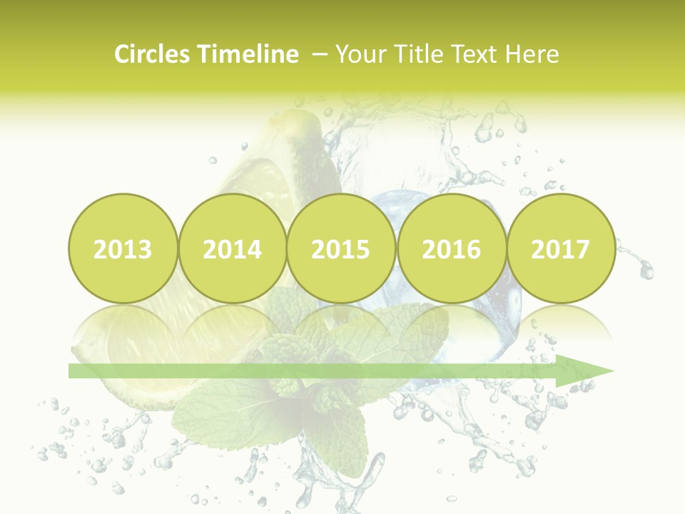 Liquor Food Ice PowerPoint Template