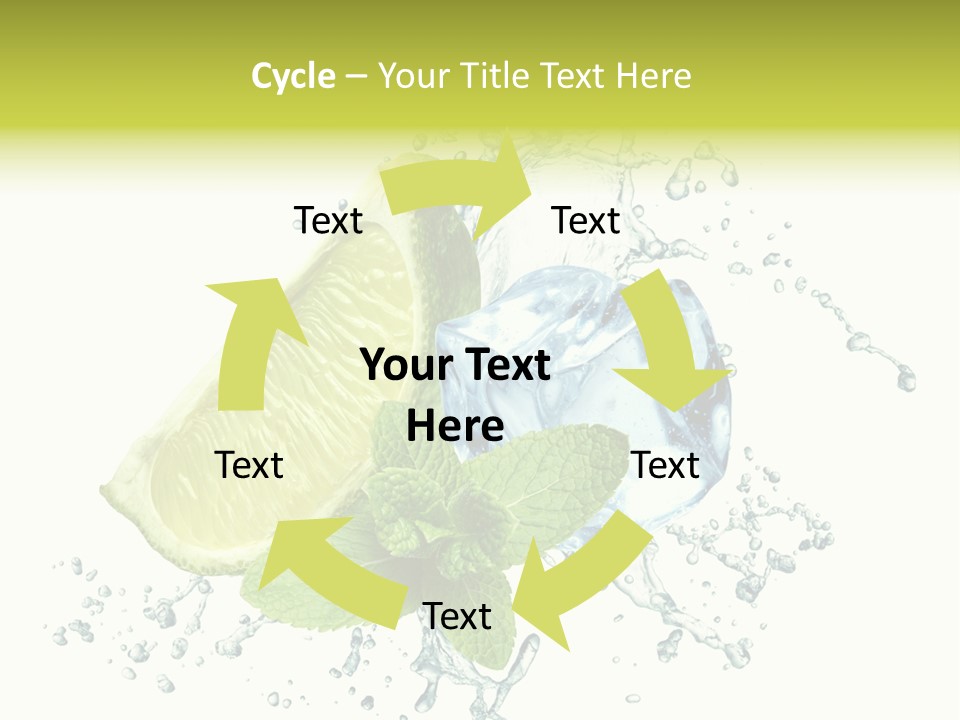 Liquor Food Ice PowerPoint Template