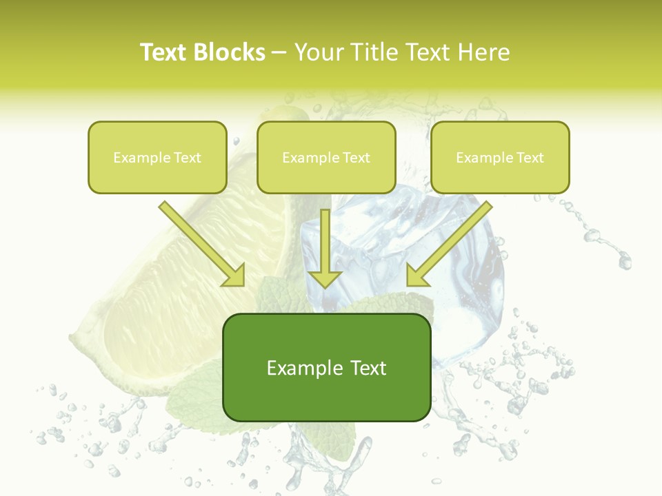 Liquor Food Ice PowerPoint Template