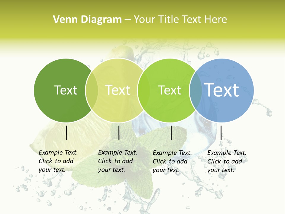 Liquor Food Ice PowerPoint Template