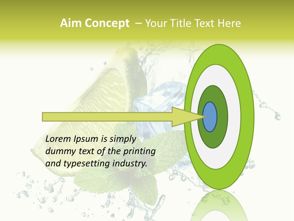 Liquor Food Ice PowerPoint Template