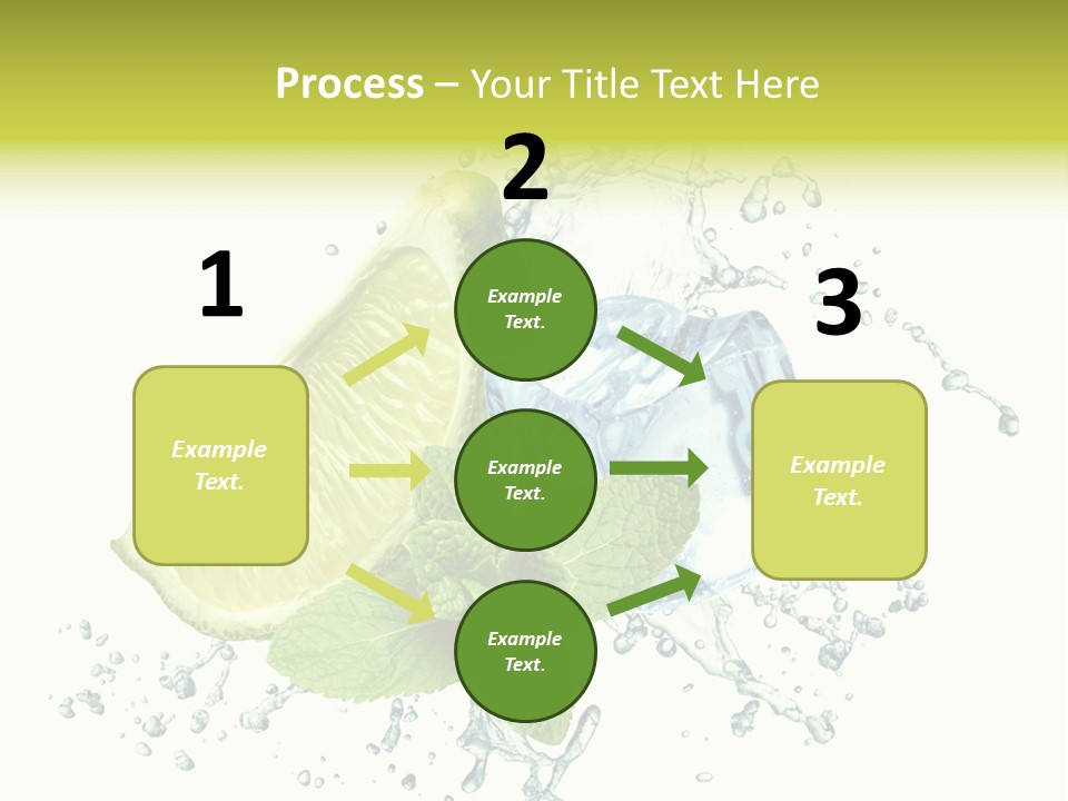 Liquor Food Ice PowerPoint Template