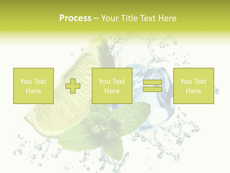 Liquor Food Ice PowerPoint Template