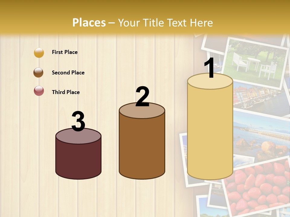 Photography Collage Lumber PowerPoint Template
