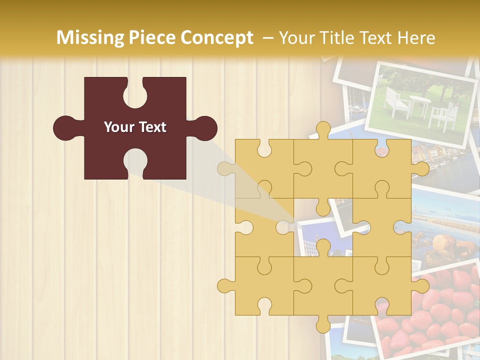 Photography Collage Lumber PowerPoint Template