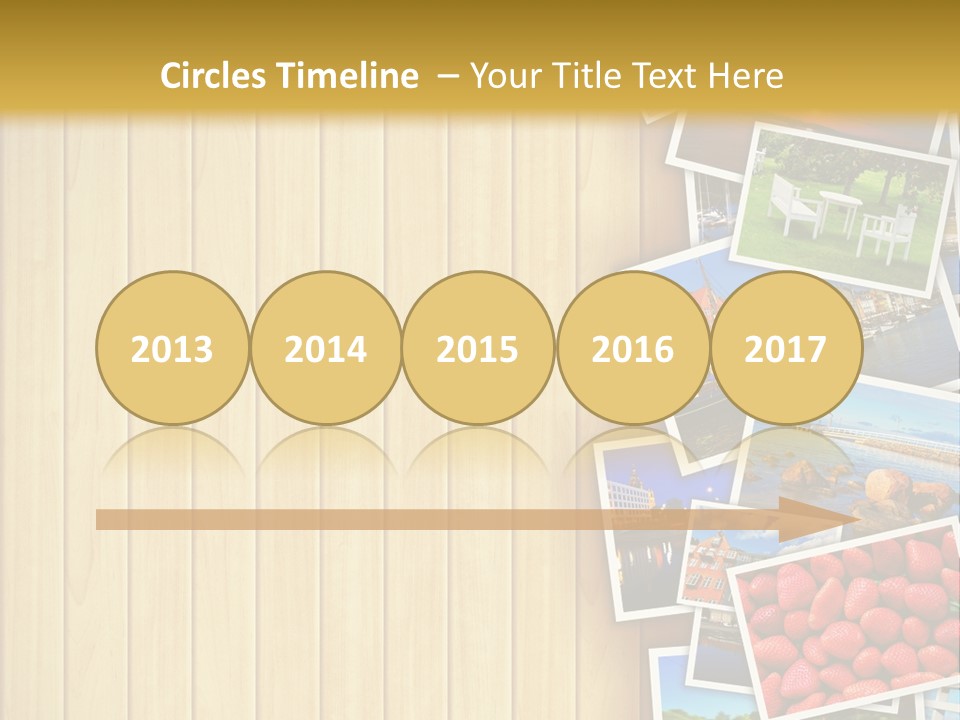 Photography Collage Lumber PowerPoint Template