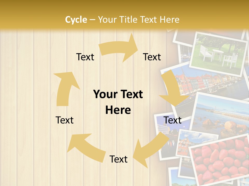 Photography Collage Lumber PowerPoint Template