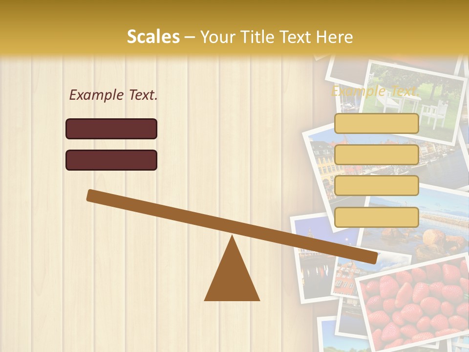 Photography Collage Lumber PowerPoint Template