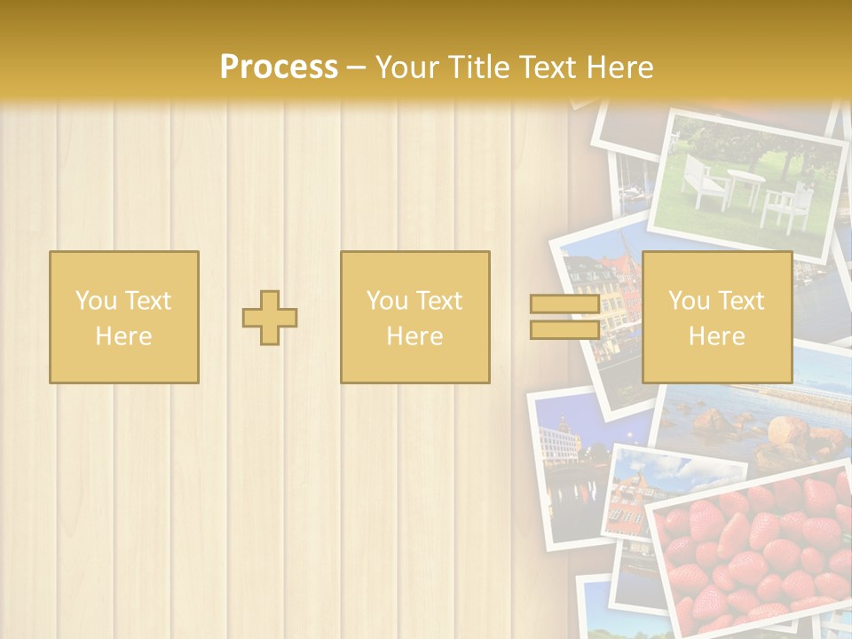 Photography Collage Lumber PowerPoint Template