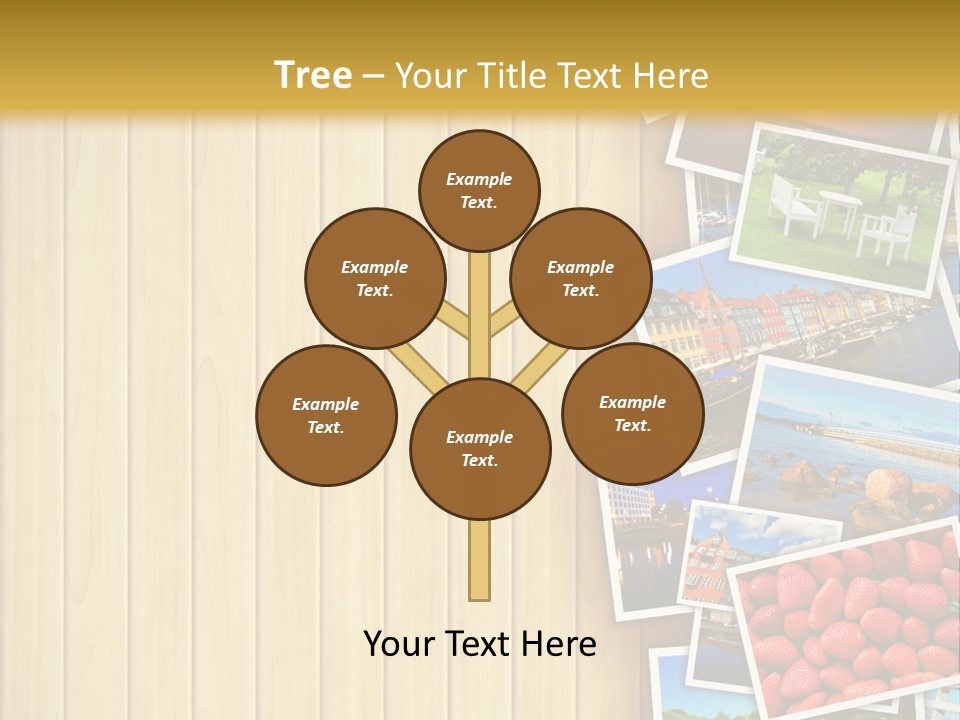 Photography Collage Lumber PowerPoint Template
