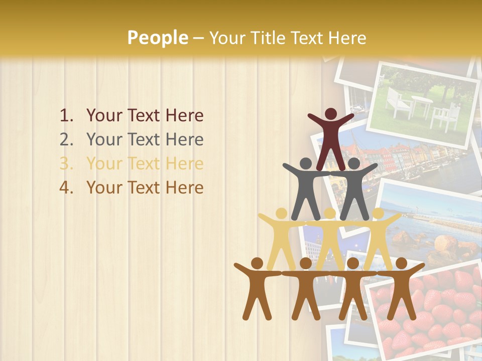 Photography Collage Lumber PowerPoint Template