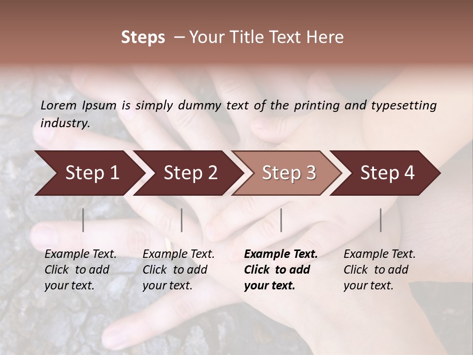 Small Family Concept Beginning PowerPoint Template