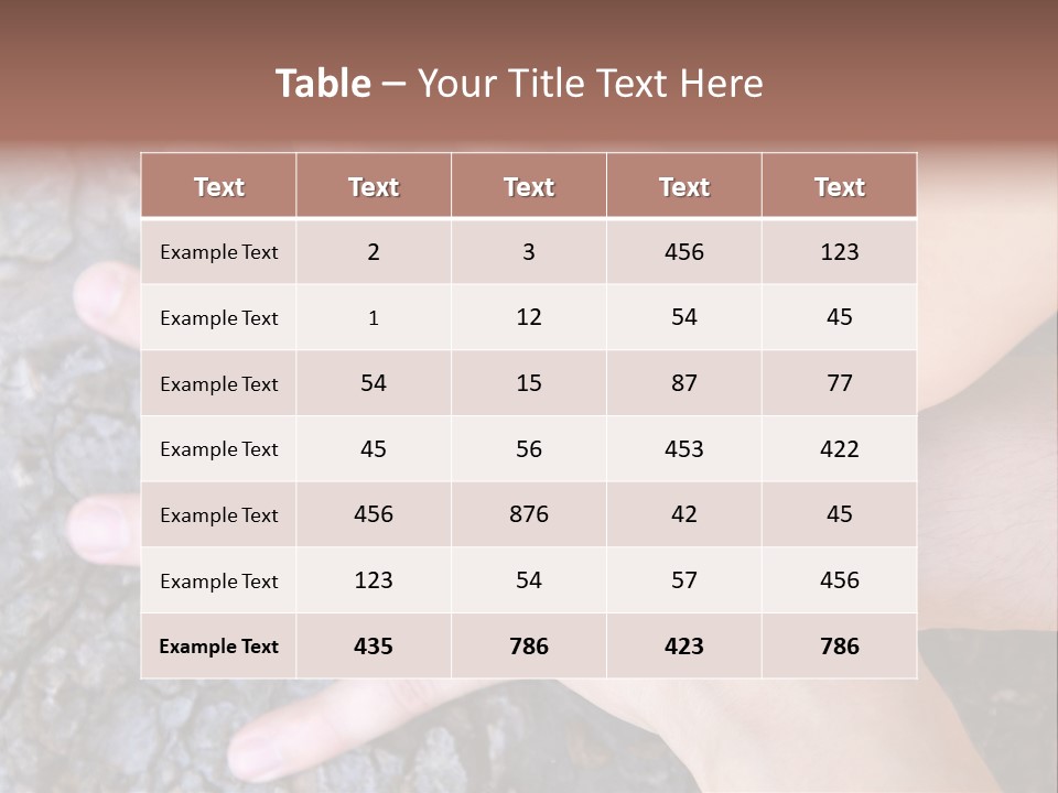 Small Family Concept Beginning PowerPoint Template