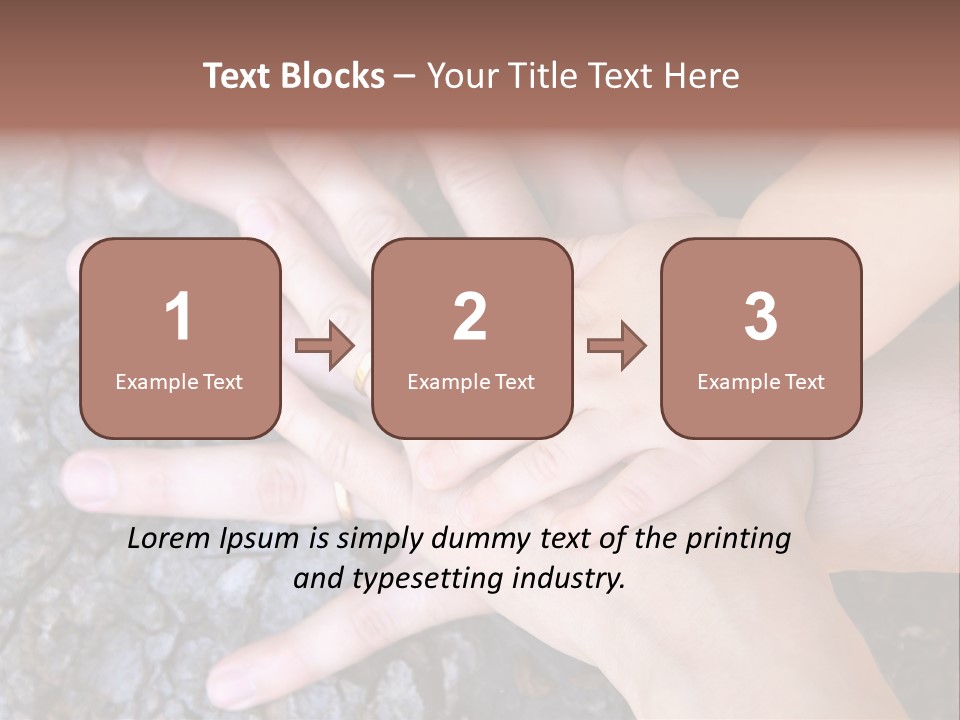 Small Family Concept Beginning PowerPoint Template