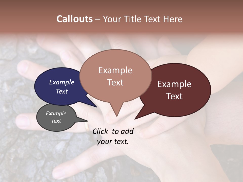 Small Family Concept Beginning PowerPoint Template