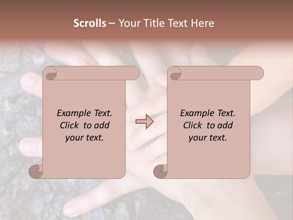 Small Family Concept Beginning PowerPoint Template