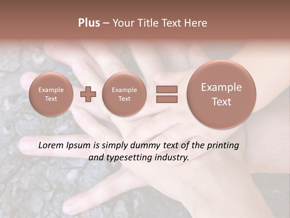 Small Family Concept Beginning PowerPoint Template