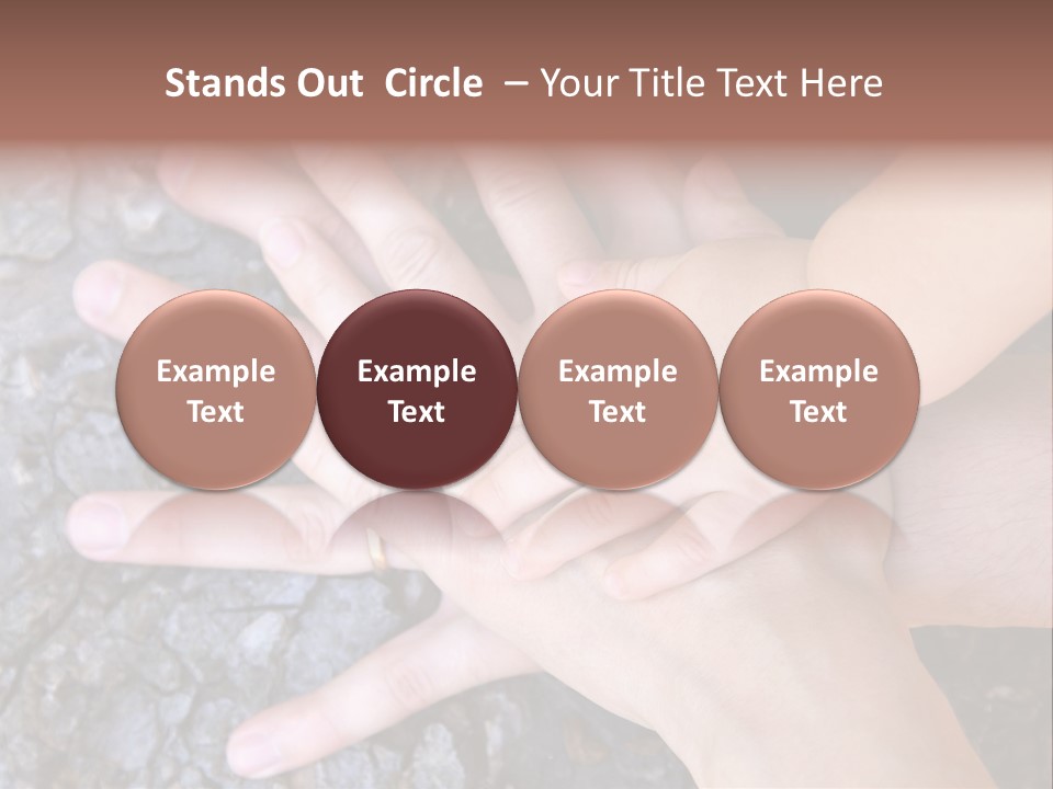 Small Family Concept Beginning PowerPoint Template