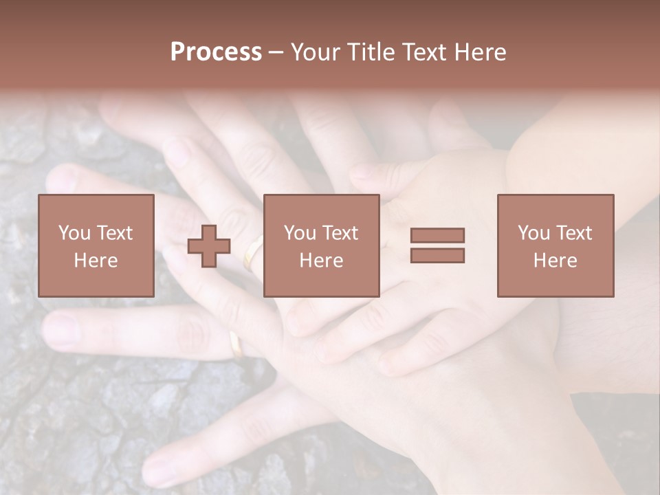 Small Family Concept Beginning PowerPoint Template
