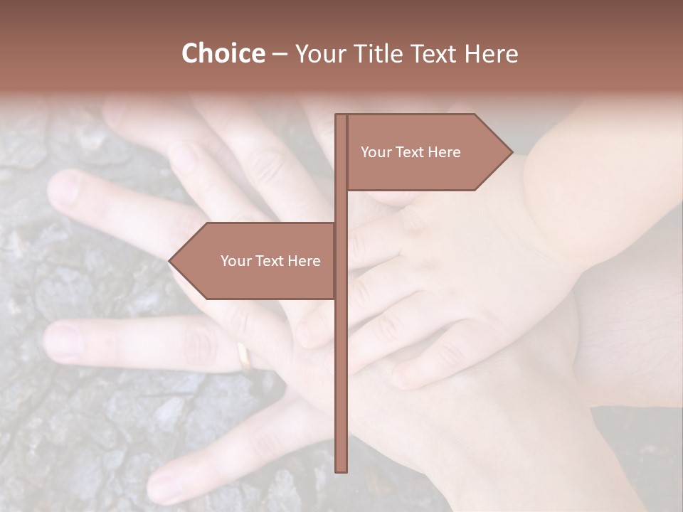 Small Family Concept Beginning PowerPoint Template