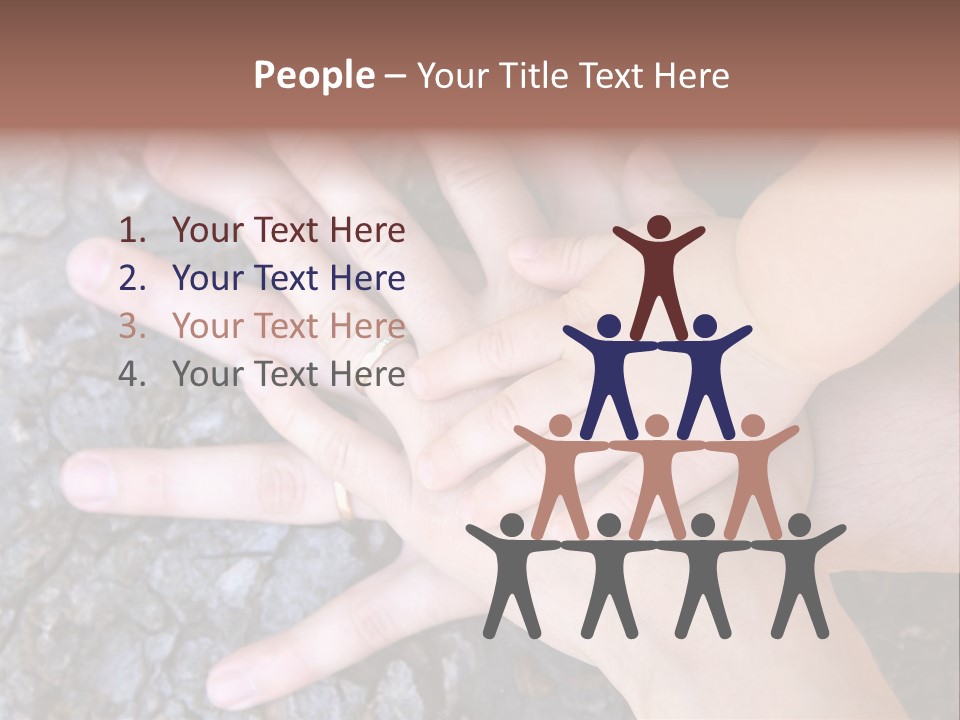 Small Family Concept Beginning PowerPoint Template