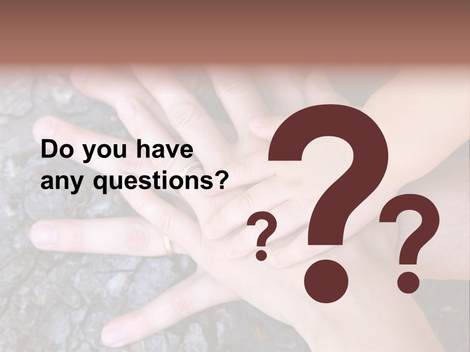 Small Family Concept Beginning PowerPoint Template