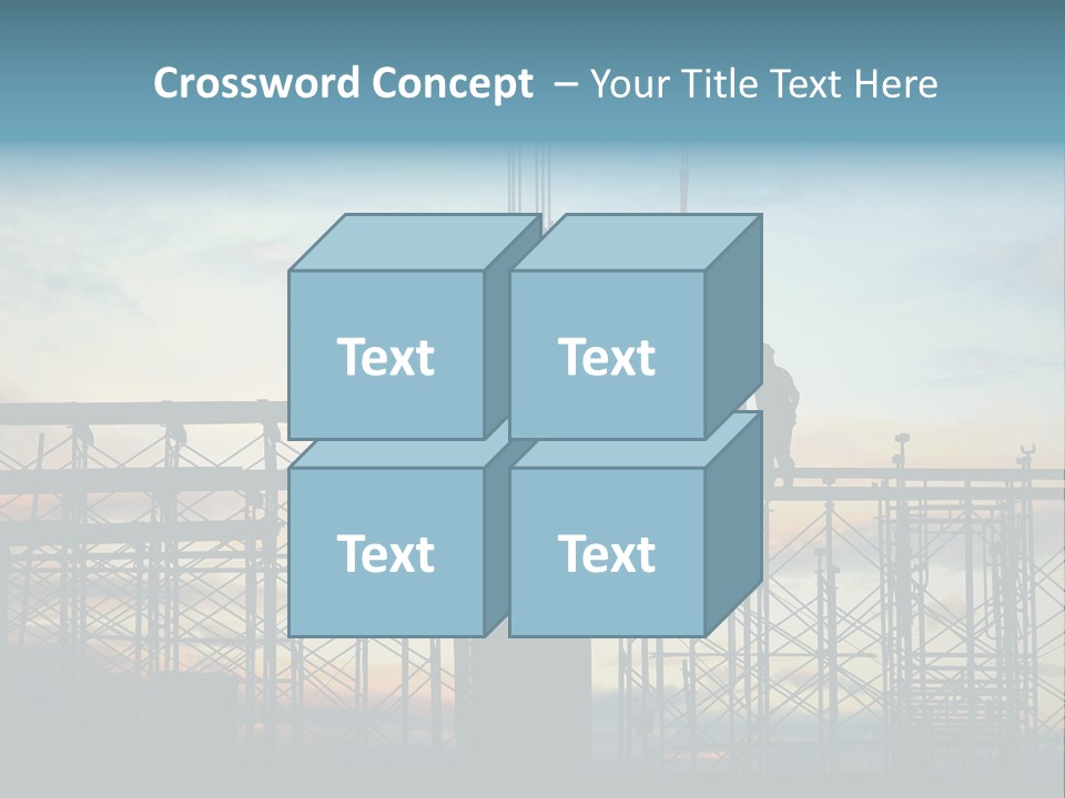 Housing Hardhat Structure PowerPoint Template