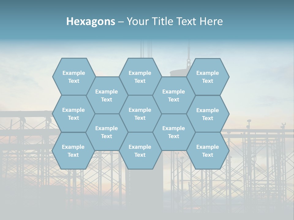 Housing Hardhat Structure PowerPoint Template