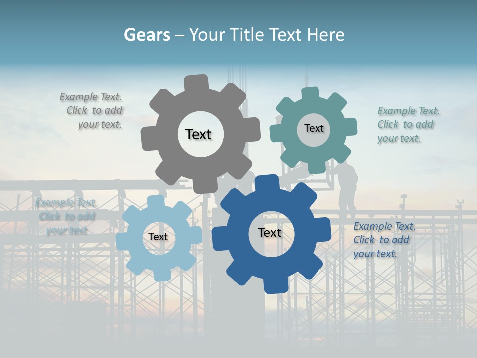 Housing Hardhat Structure PowerPoint Template