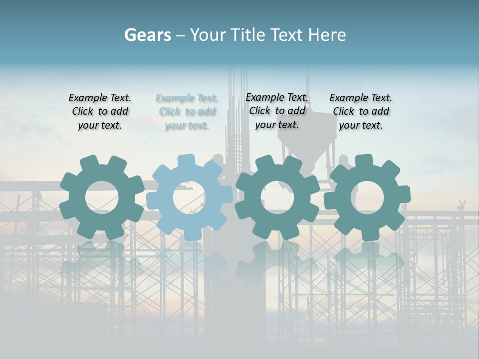 Housing Hardhat Structure PowerPoint Template