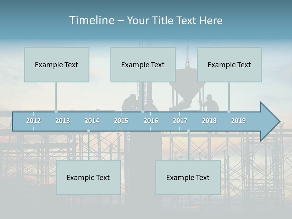 Housing Hardhat Structure PowerPoint Template