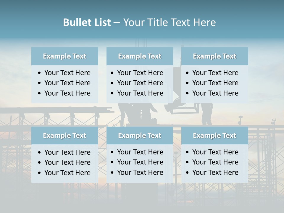 Housing Hardhat Structure PowerPoint Template