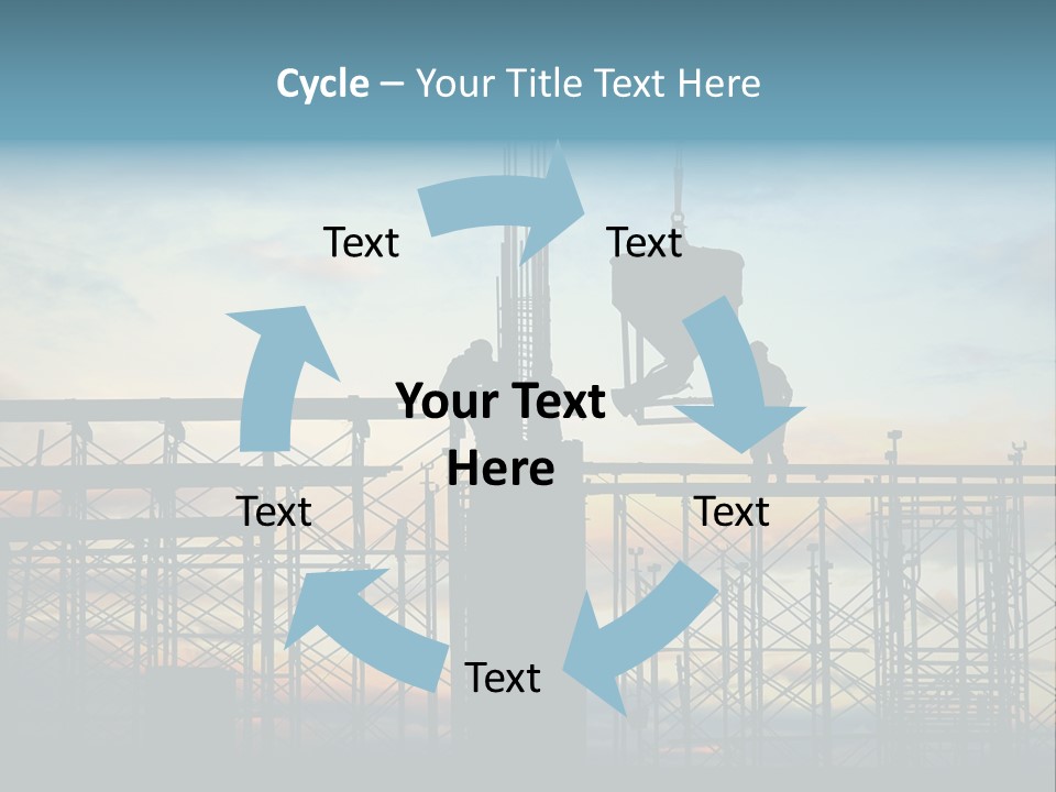 Housing Hardhat Structure PowerPoint Template