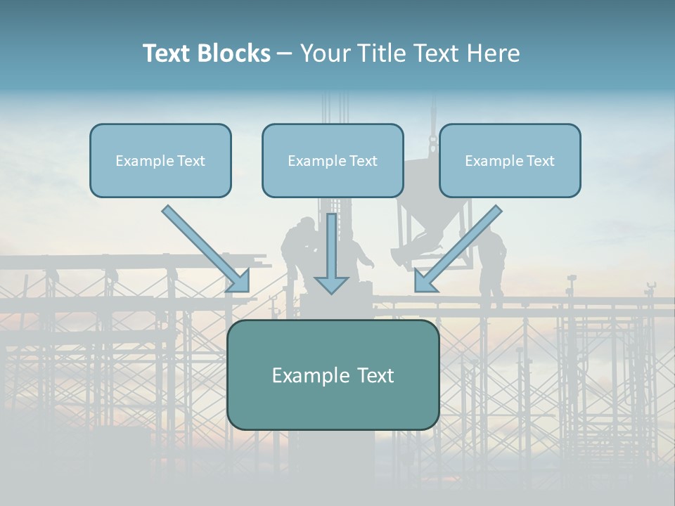 Housing Hardhat Structure PowerPoint Template