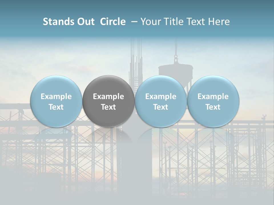 Housing Hardhat Structure PowerPoint Template