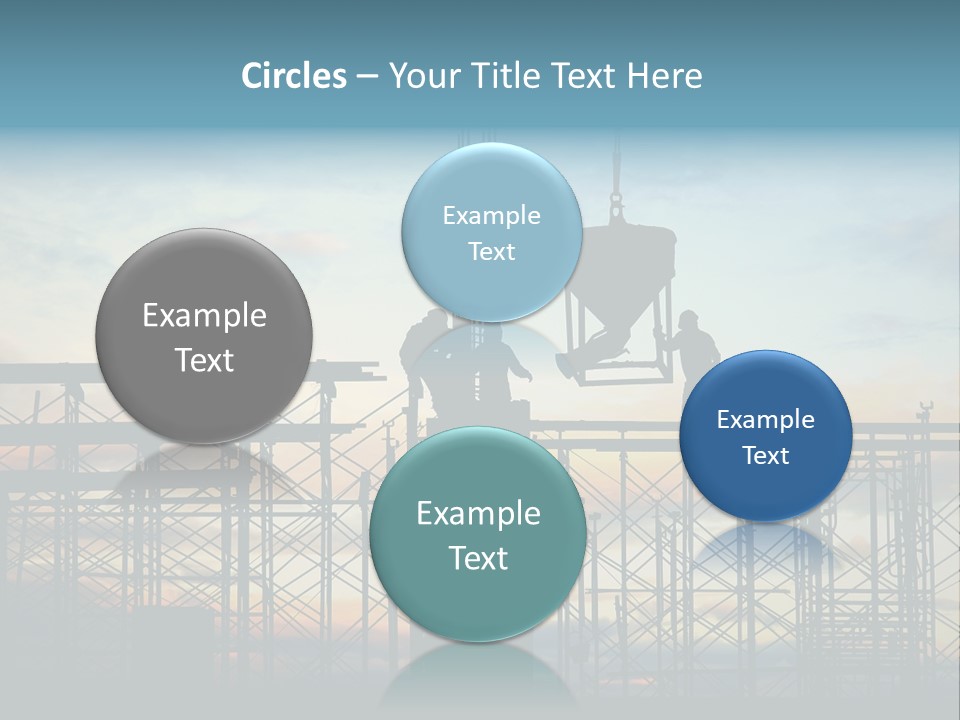 Housing Hardhat Structure PowerPoint Template
