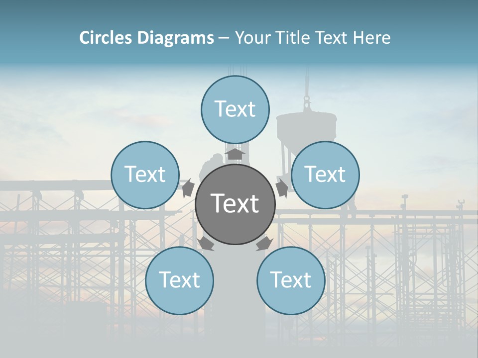 Housing Hardhat Structure PowerPoint Template