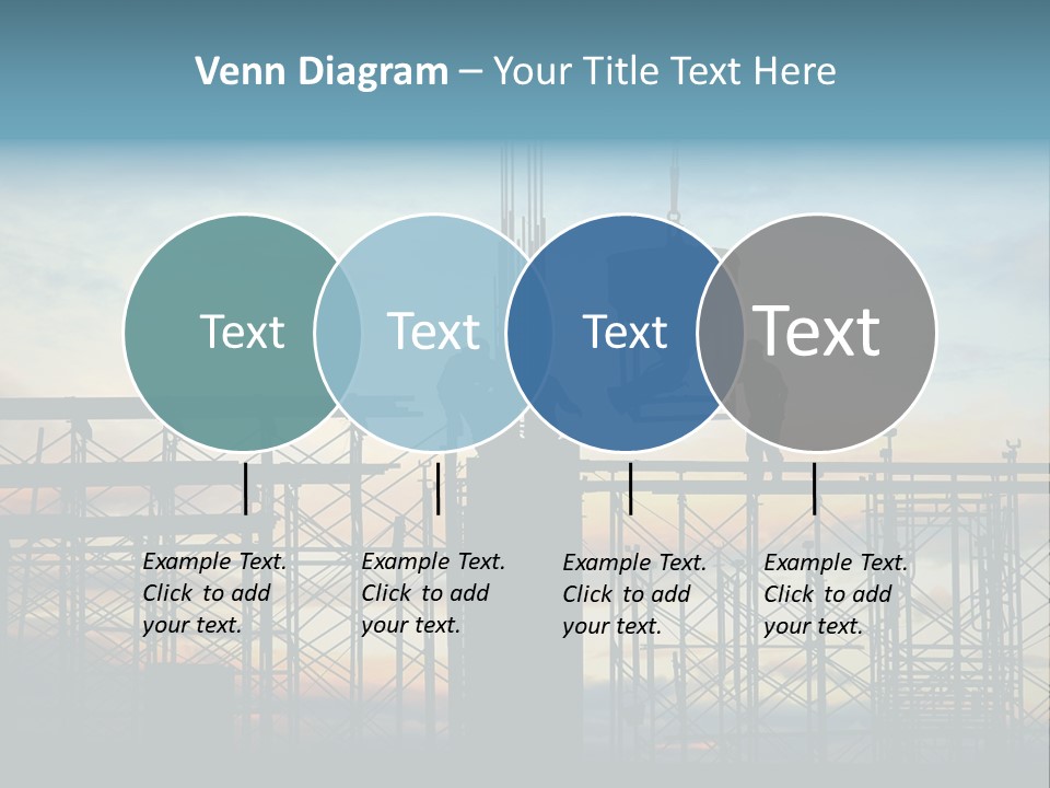 Housing Hardhat Structure PowerPoint Template