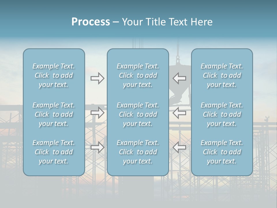 Housing Hardhat Structure PowerPoint Template